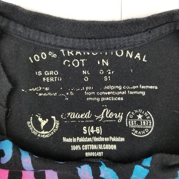 Faded Glory 100% Transitional Cotton graphic tee Sm - Picture 3 of 7